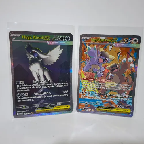 Mega absol 180/132 + Mega Kangaskhan 182/132 pokemon tcg copag