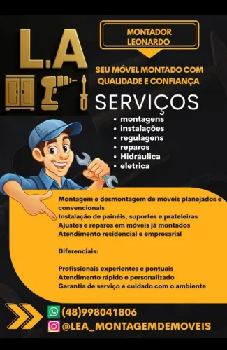 MONTADOR DE MÓVEIS PROFISSIONAL