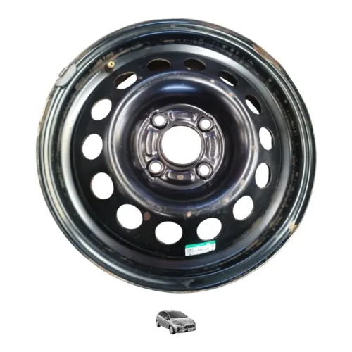 Roda Aro 15 Fiesta 1.6 16v 2012 A 2018 Preto