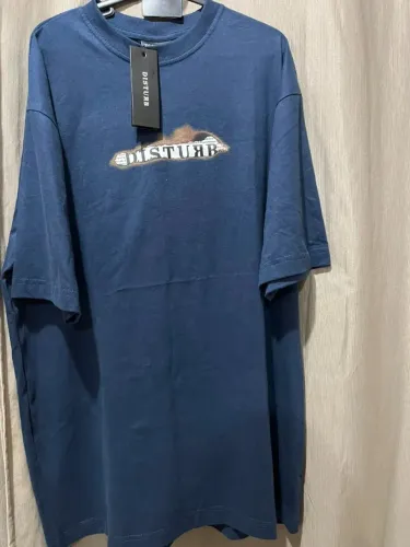 Disturb - Camiseta News Azul