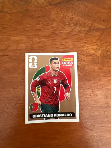 Figurinha do Cristiano bronze