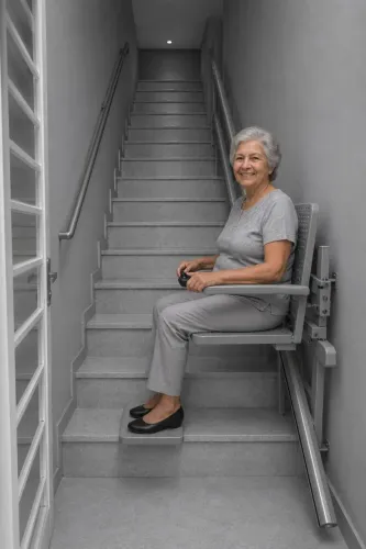 Elevador de escada para idosos