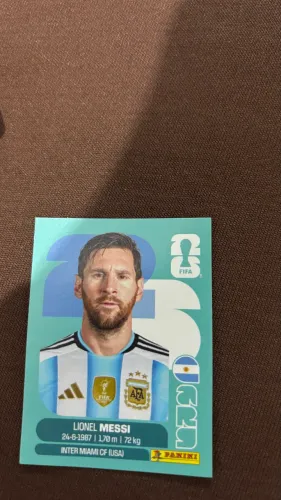Figurinha da copa 2026