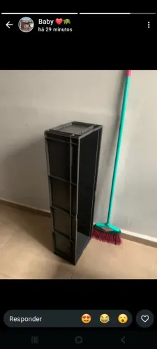 Caixa organizadora empilhavel