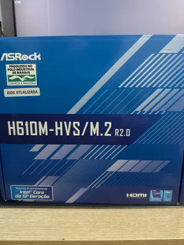 Placa mãe Asrock H610m - HVS/M.2 R2.0