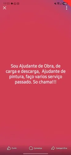 Ajudante disponível