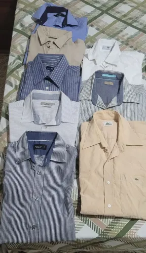 Camisas diversas masculina, VALOR DE CADA PEÇA.             