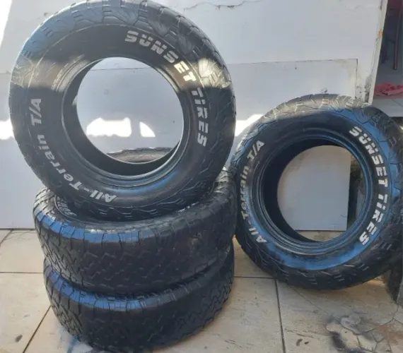 Jogo 4 Pneus 265/70 R16 Sunset All Terrain T/A - Meia Vida (Hilux, S10, Ranger, L200)
