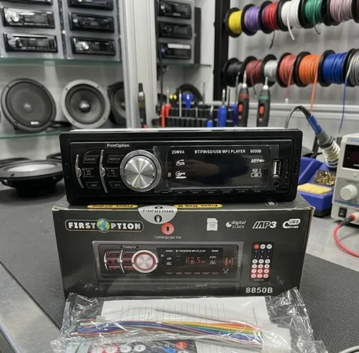 Radinho novo na caixa Firstoption Bluetooth