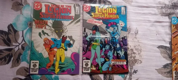 HQ LEGION OF SUPER HEROES. DC #317, 318, 320 + ANNUAL # 1 1984-1990 INGLES (ITEM DE COL.)