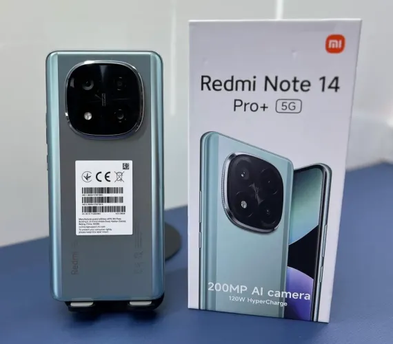 Redmi Note 14 pro PLUS 5G NFC 256GB 12GB RAM AZUL LACRADO VERSÃO GLOBAL