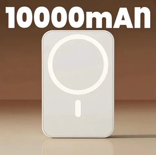 Carregador Indução Portátil 10.000mah Compatível iPhone 