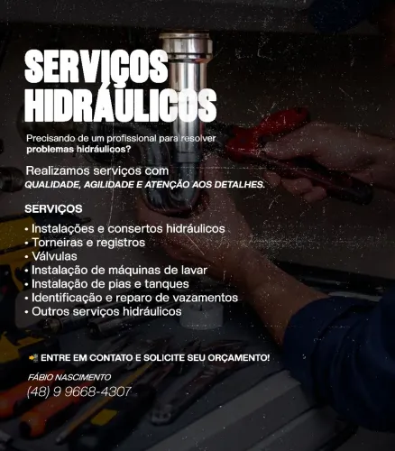 Manutenção hidráulica