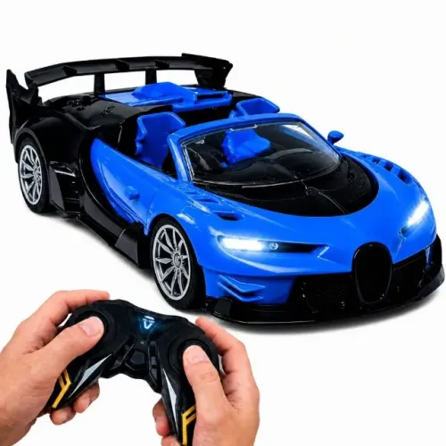 Carro de controle remoto sem fio azul - Entregamos Manaus