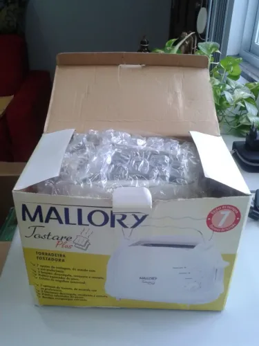 Torradeira Elétrica Mallory Tostare Plus 127v - Na Caixa (Pouquíssimo Uso)