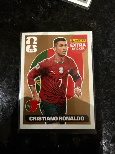 Figurinha Cristiano Ronaldo bronze