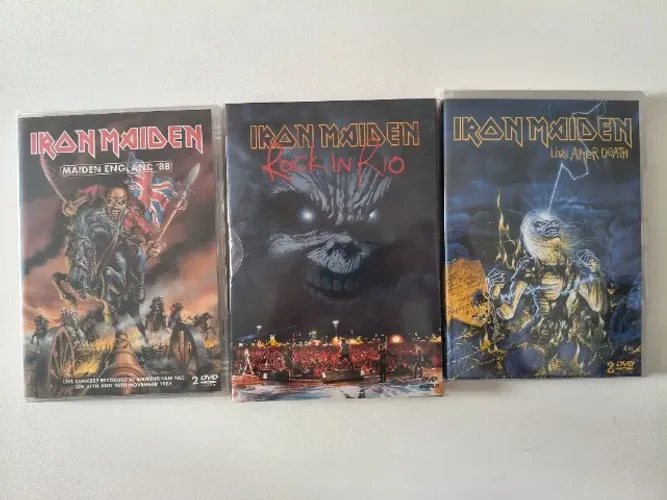 DVDs Iron Maiden (vendo separado)