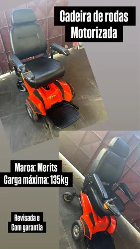 Cadeira de rodas motorizada elétrica