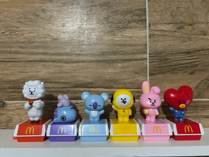 Coleção BTS BT21 Mcdonald?s