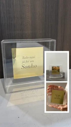Quadro de Acrílico Personalizado - Presente Especial | Faça do Seu Jeito