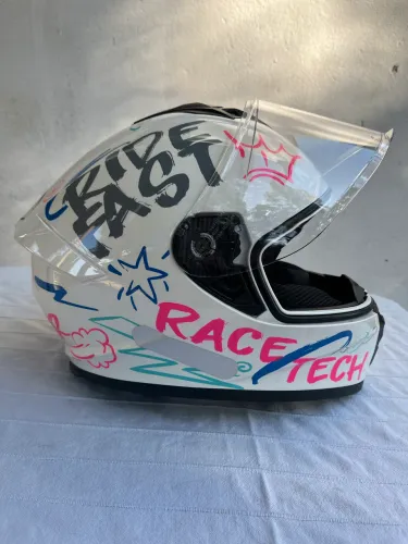 Capacete Race Tech / Capacete Moto / Tamanho 56