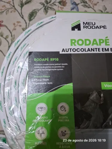 Rodapé EVA 15cm autocolante RP16 Meu Rodapé _ 10 metros