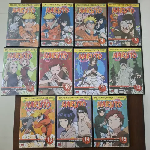 Naruto em DVD - 11 DVDs Originais (não vendo separadamente)
