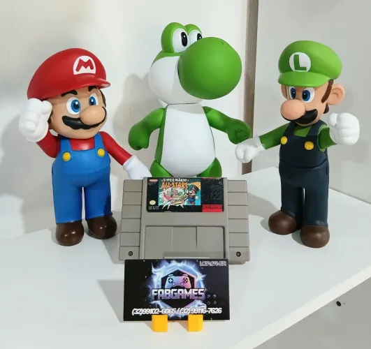 Jogo de SUPER NINTENDO original SUPER MARIO ALL START.