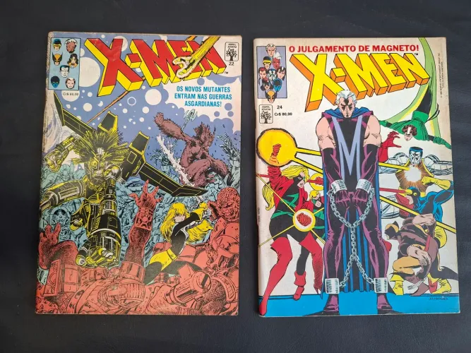 Lote HQ X-Men Editora Abril Jovem - Nº 22 e 24