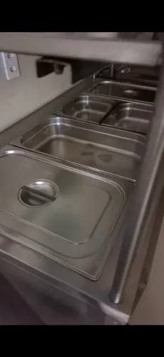 Self-service todo em inox a seco