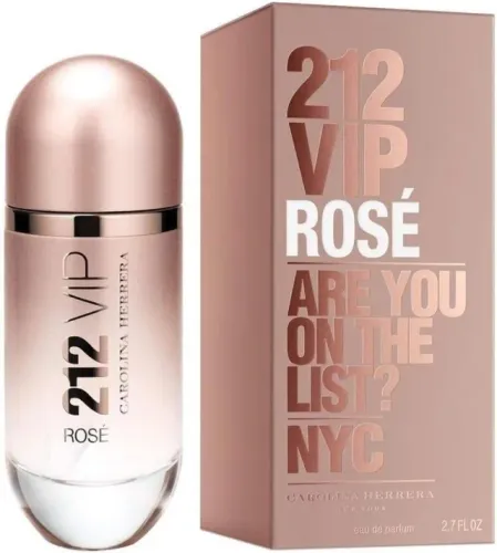 Perfume 212 Vip Rosé Carolina Herrera Eau de Parfum 80ml Original e Lacrado