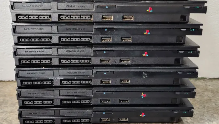 Lote de Playstation 2 Slim, PS2 Slim.