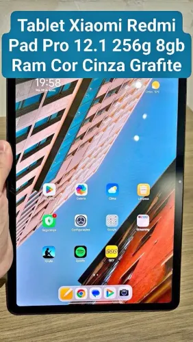 Tablet Xiaomi Redmi Pad Pro 12.1 256g 8gb Ram Cor Cinza Grafite