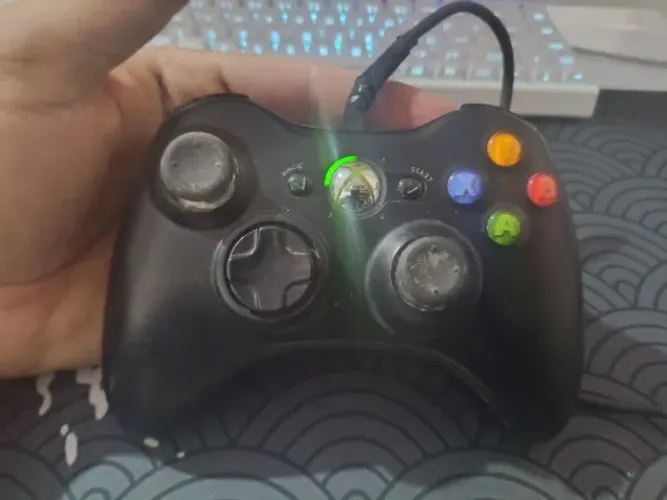 Controle Original Xbox 360 Com Fio Usb Serve no PC