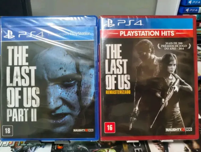 Jogos ps4 The last of us part 1 e 2 lacrados