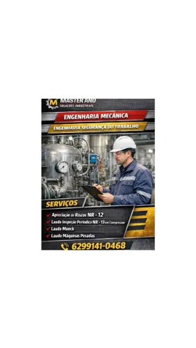 Engenheiro mecânico NR 12, NR 13