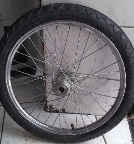 01- Roda aro 20 para triciclo de carga - Completo