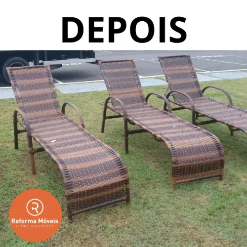 Cadeira de sol renovada: conforto e estilo para o verão.