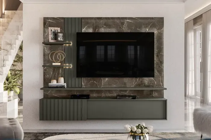 Sala rack home painel pra t.v até 65"
