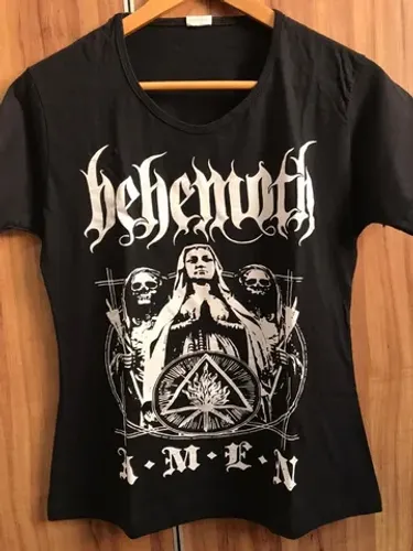Camiseta baby look nova Behemoth tam. G