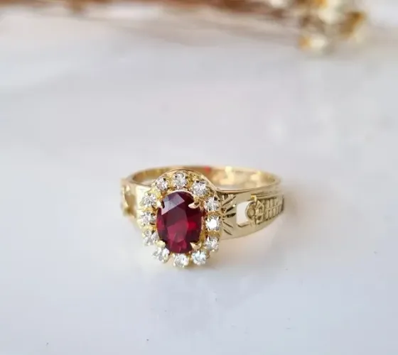 Anel de Formatura para as Advogadas em Ouro 18k