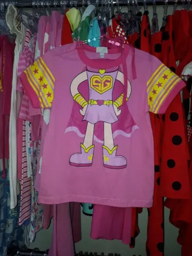 Fantasia Infantil Supergirl - Tamanho 4 Anos