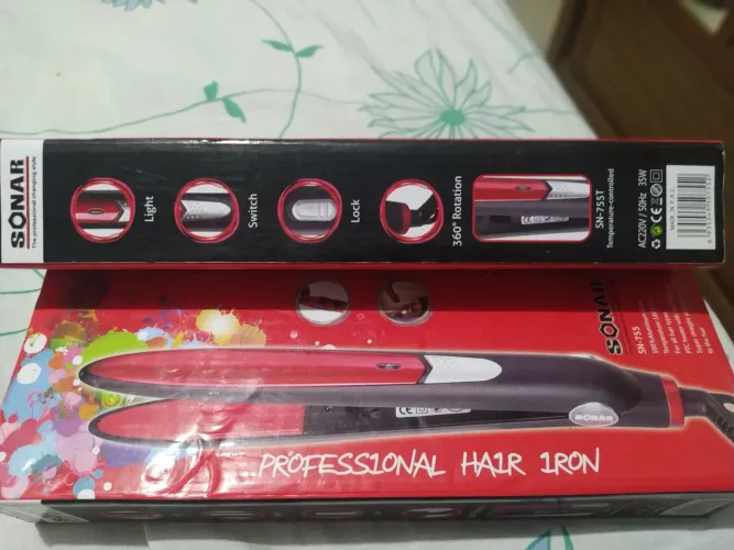 Chapinha prancha de cabelo cerâmico 220v