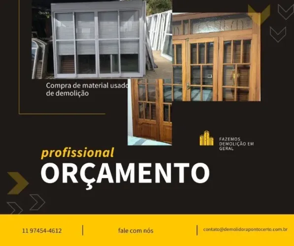 Compra-se materiais usados de demolição e reforma