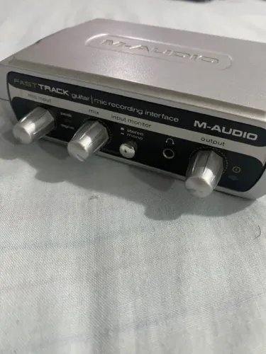 Mini fast track M Áudio interface 