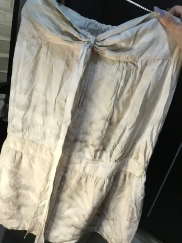 Vestido bege tomara que caia