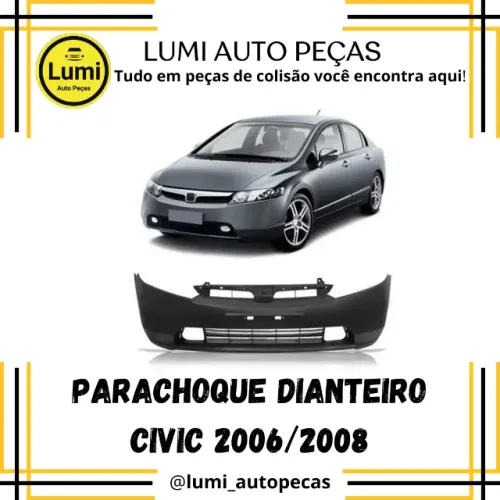 Parachoque New Civic 2006/2008 - NOVO 