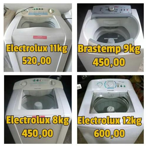 Máquinas Electrolux e Brastemp 110V ENTREGAMOS