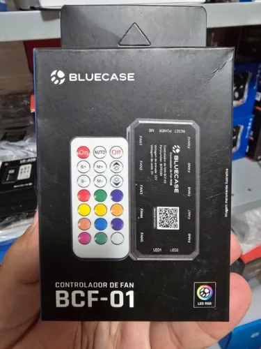 Controladora de Fans Bluecase - p/ 10 Fans conector placa mãe!