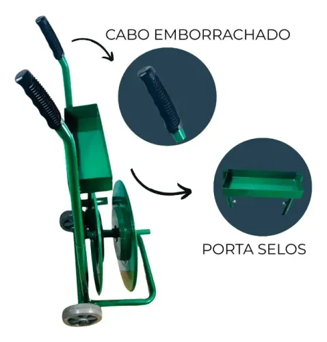 Carrinho Desbobinador Desenrolador Fita